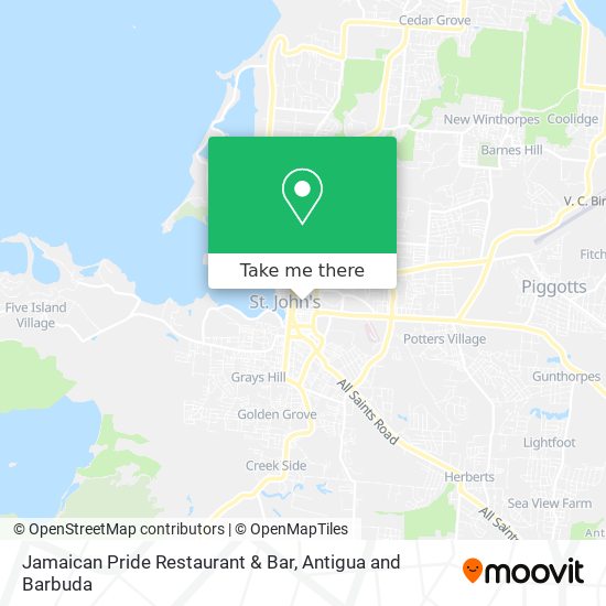 Jamaican Pride Restaurant & Bar map