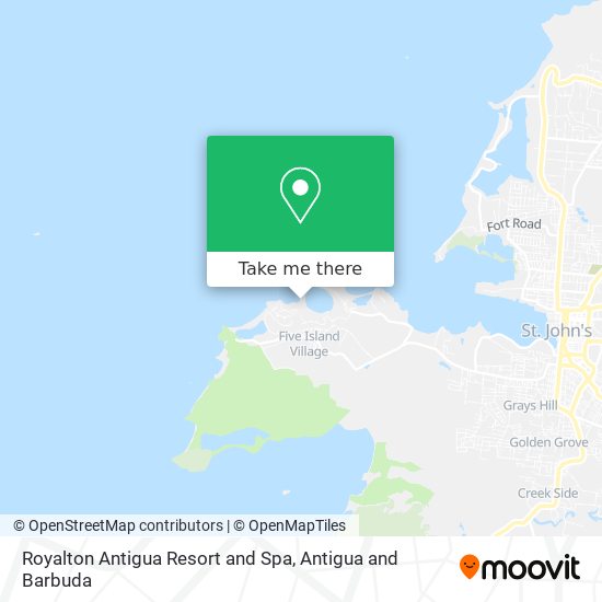 Royalton Antigua Resort and Spa map
