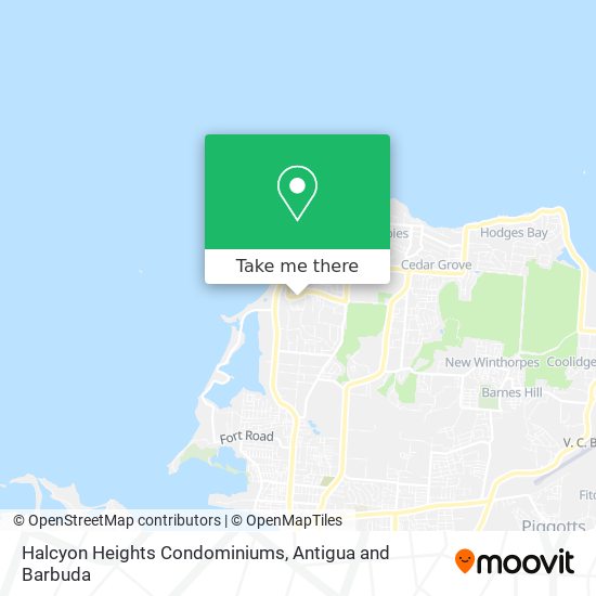 Halcyon Heights Condominiums map