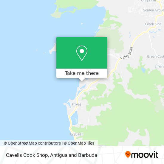 Cavells Cook Shop map