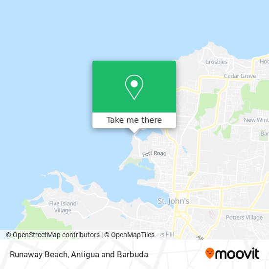 Runaway Beach map