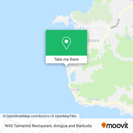 Wild Tamarind Restaurant map