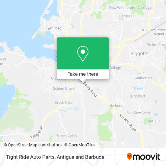 Tight Ride Auto Parts map