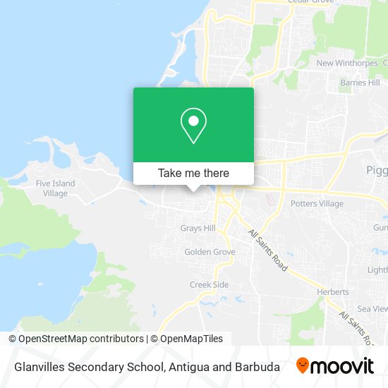 Glanvilles Secondary School map