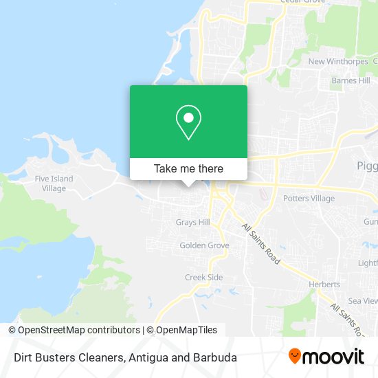 Dirt Busters Cleaners map