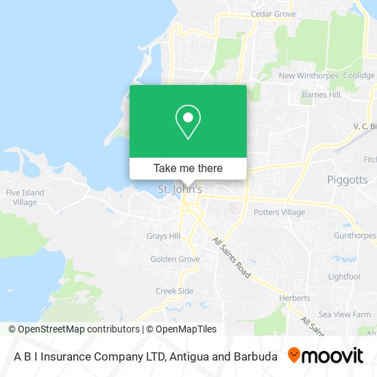 A B I Insurance Company LTD map