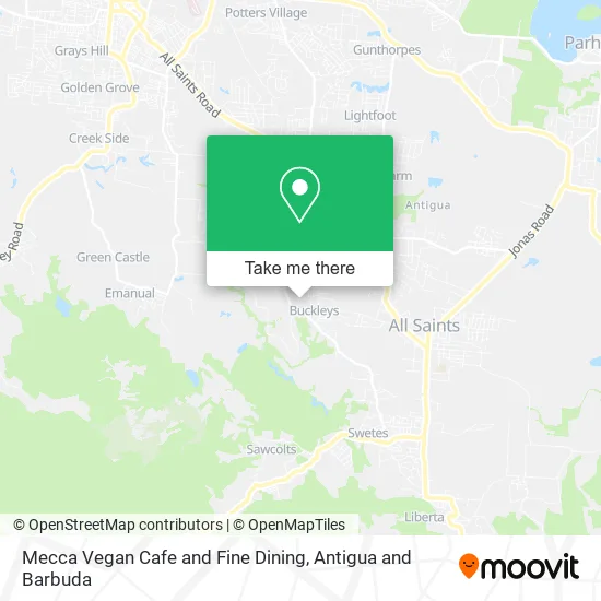 Mecca Vegan Cafe and Fine Dining map