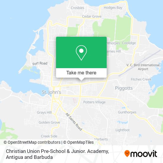 Christian Union Pre-School & Junior. Academy map