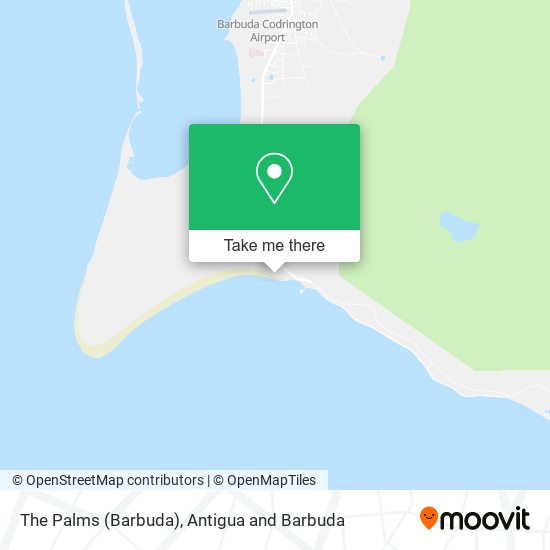 The Palms (Barbuda) map