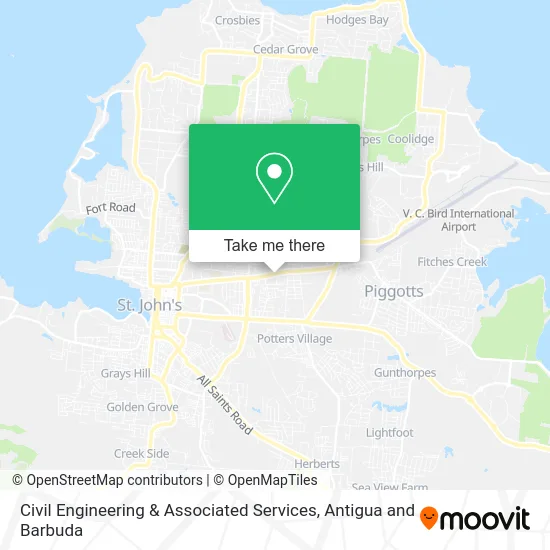 Civil Engineering & Associated Services map