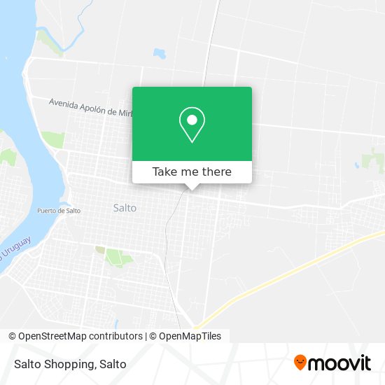 Salto Shopping map