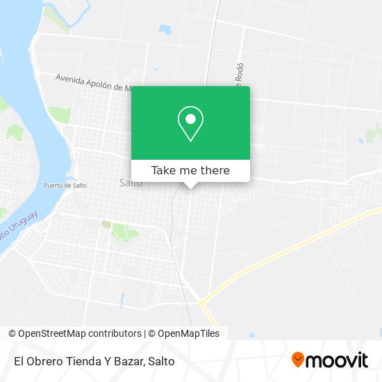 El Obrero Tienda Y Bazar map