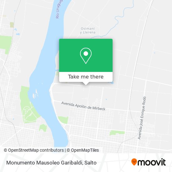 Monumento Mausoleo Garibaldi map