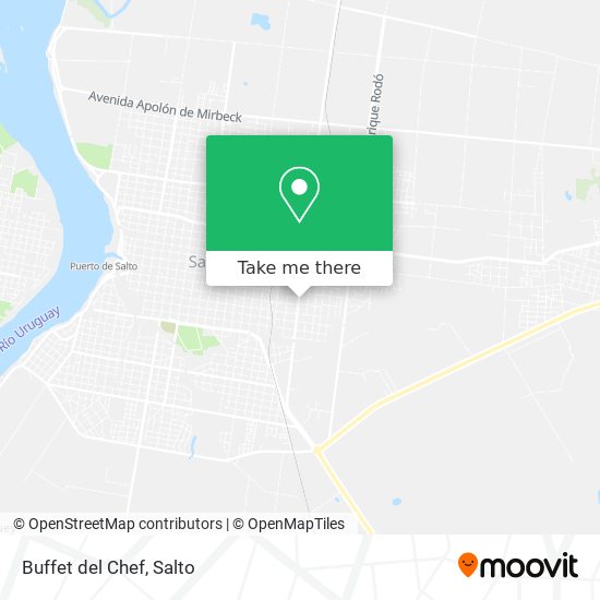 Buffet del Chef map