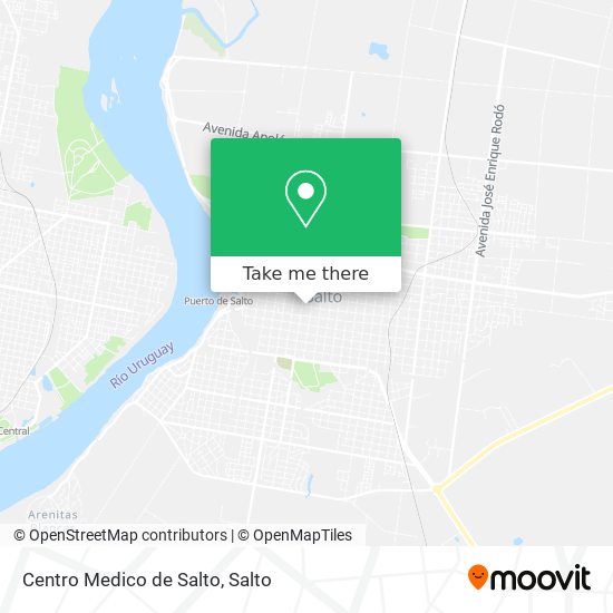 Centro Medico de Salto map