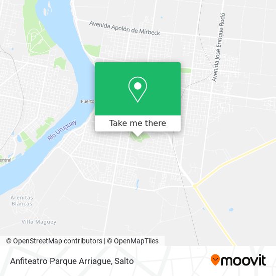 Anfiteatro Parque Arriague map