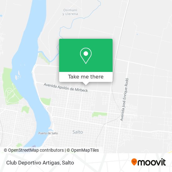 Club Deportivo Artigas map