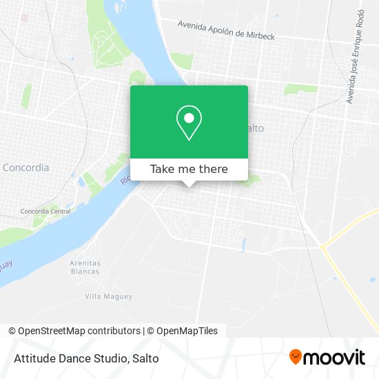 Attitude Dance Studio map