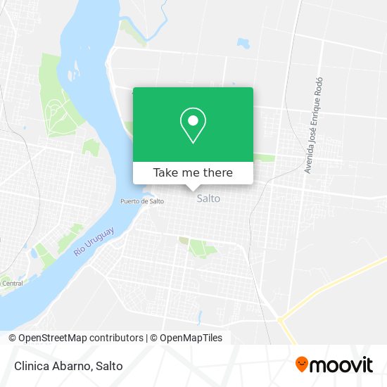 Mapa de Clinica Abarno
