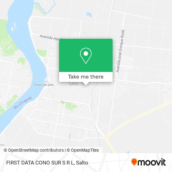 Mapa de FIRST DATA CONO SUR S R L