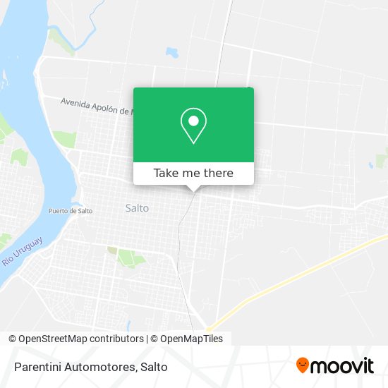 Mapa de Parentini Automotores