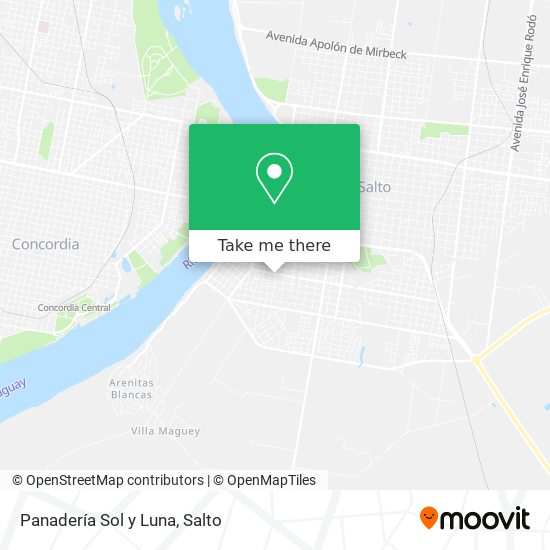 Panadería Sol y Luna map