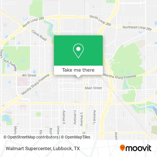 Mapa de Walmart Supercenter