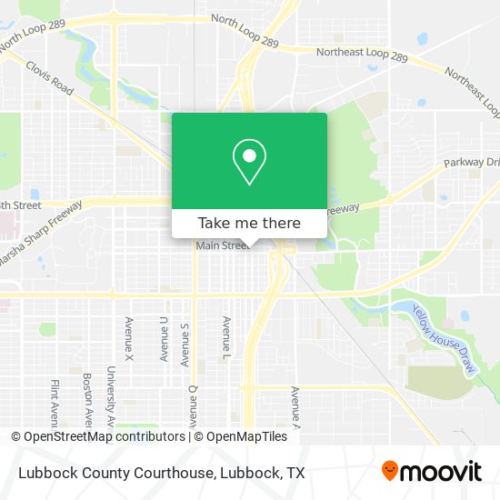 Lubbock County Courthouse map
