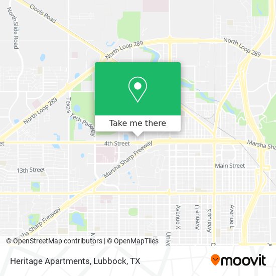 Heritage Apartments map