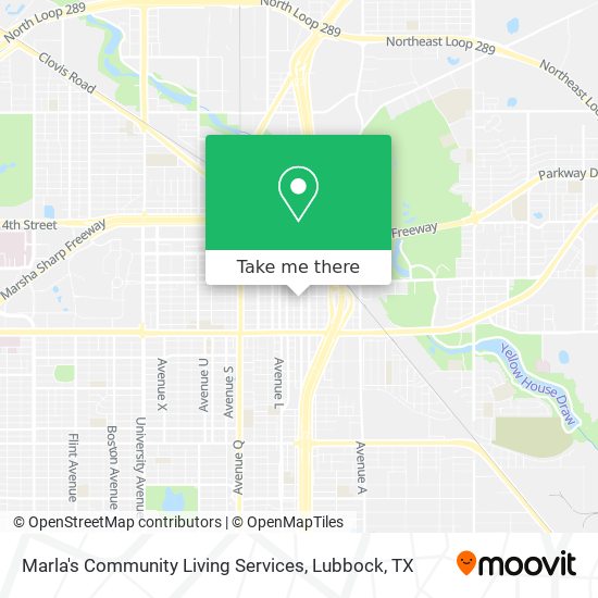 Marla's Community Living Services map