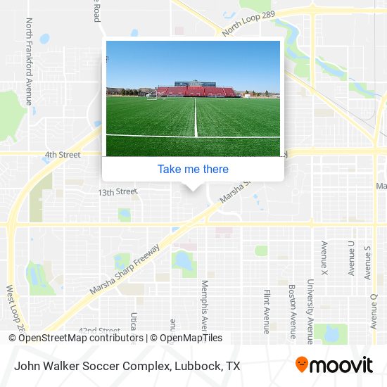 John Walker Soccer Complex map
