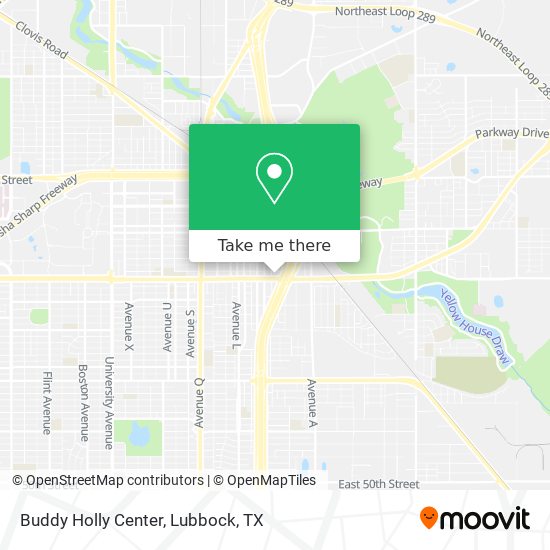 Buddy Holly Center map