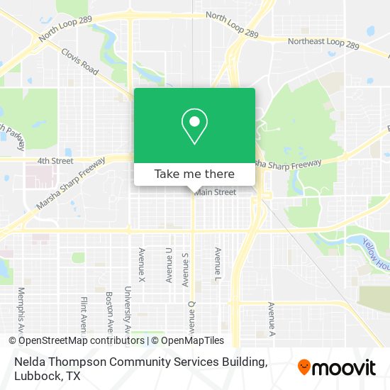 Nelda Thompson Community Services Building map