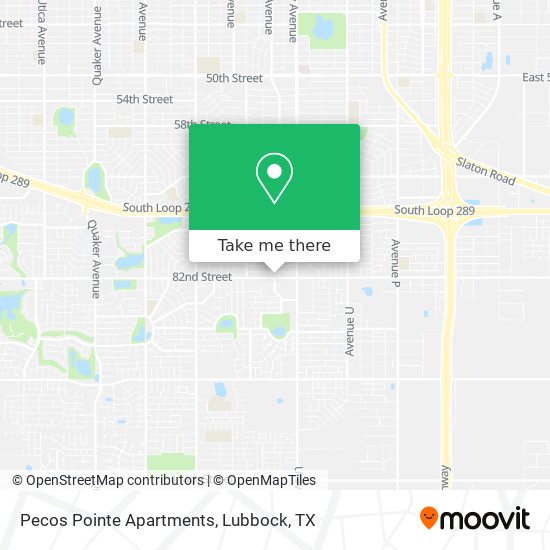 Mapa de Pecos Pointe Apartments