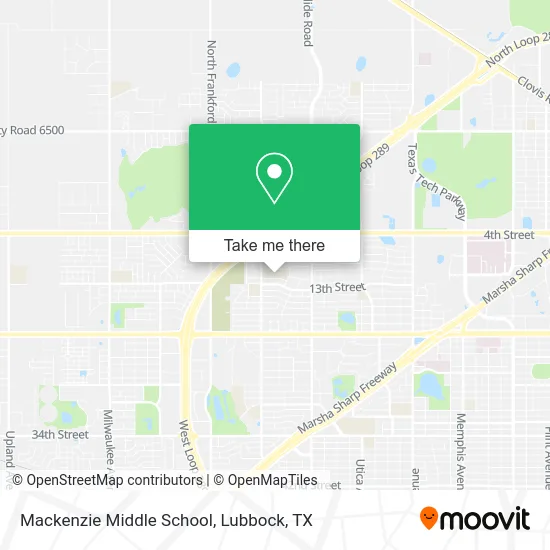 Mapa de Mackenzie Middle School