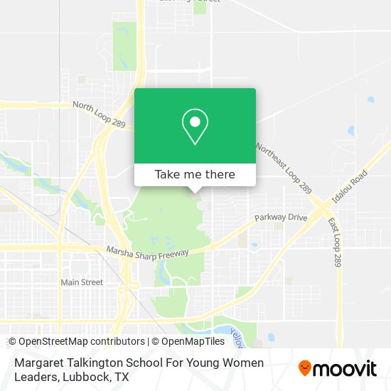 Margaret Talkington School For Young Women Leaders map