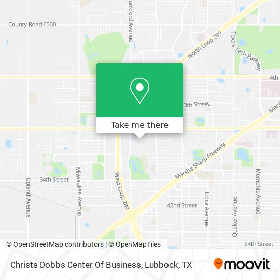 Christa Dobbs Center Of Business map