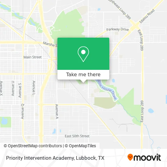 Priority Intervention Academy map