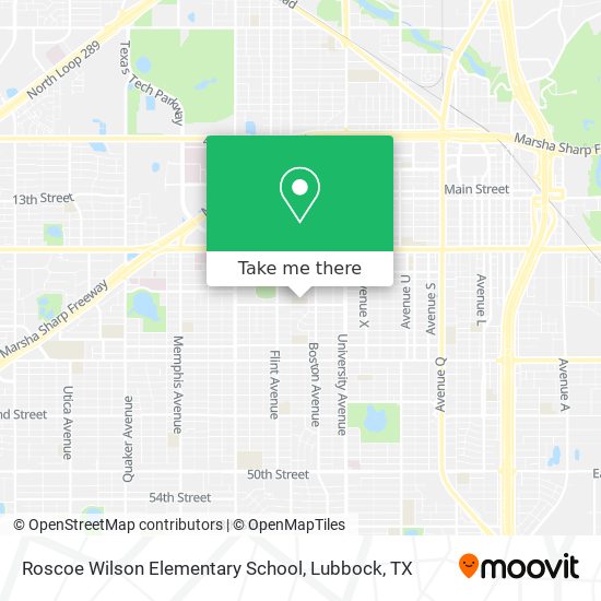 Roscoe Wilson Elementary School map