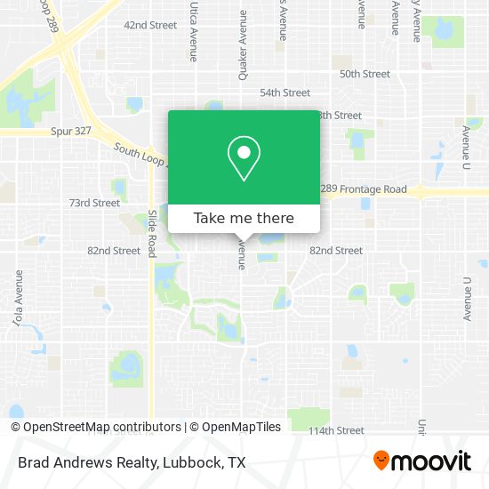 Brad Andrews Realty map