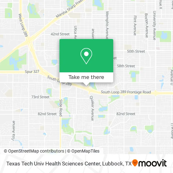 Mapa de Texas Tech Univ Health Sciences Center