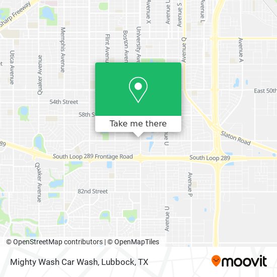 Mighty Wash Car Wash map