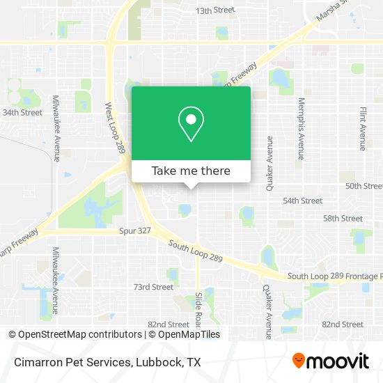 Cimarron Pet Services map