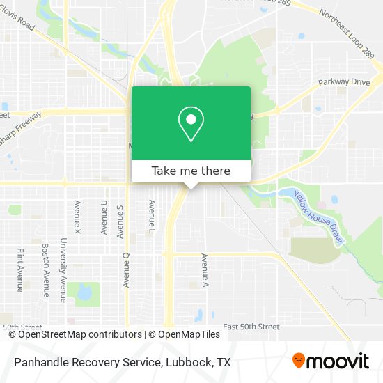 Panhandle Recovery Service map