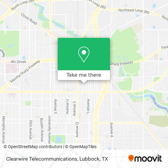 Clearwire Telecommunications map