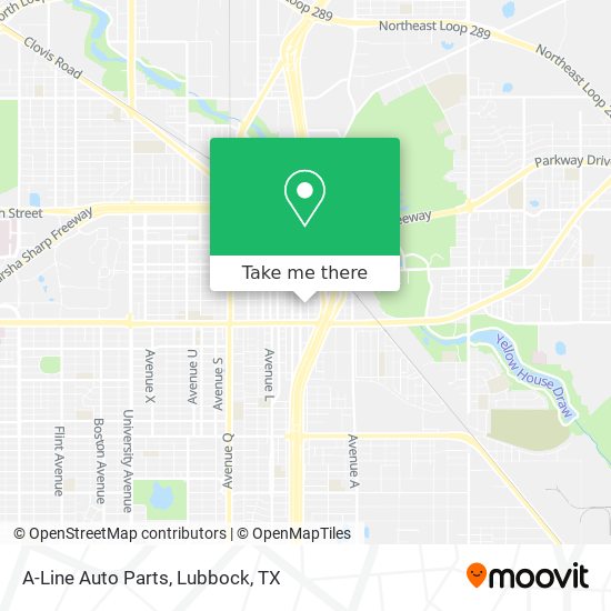 A-Line Auto Parts map