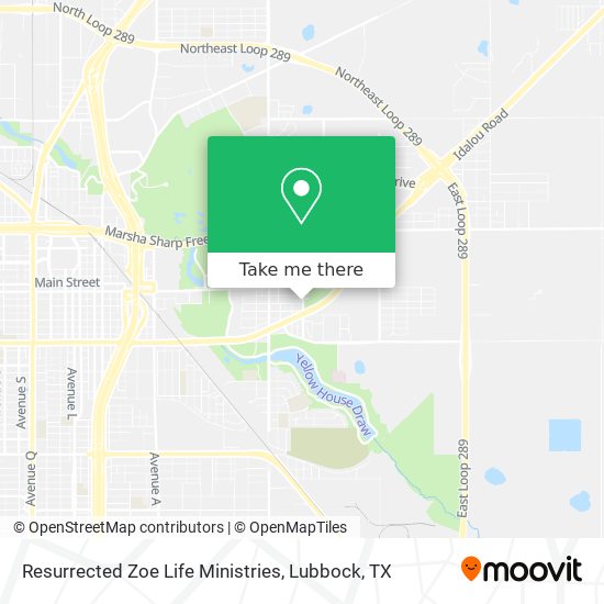 Resurrected Zoe Life Ministries map