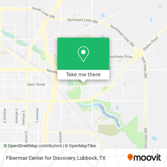Fibermax Center for Discovery map