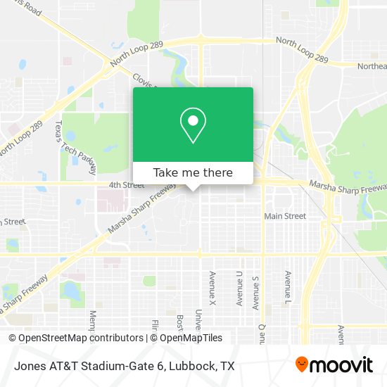 Jones AT&T Stadium-Gate 6 map