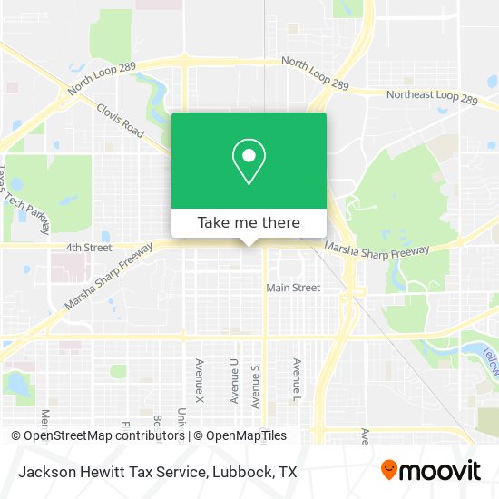 Mapa de Jackson Hewitt Tax Service